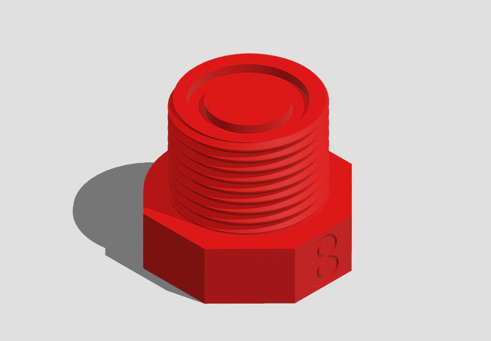 -8 ORF PLUG AND CAP