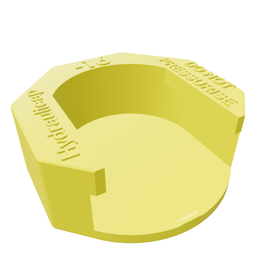 CAT Flange -16 Hydraulicap and Slug