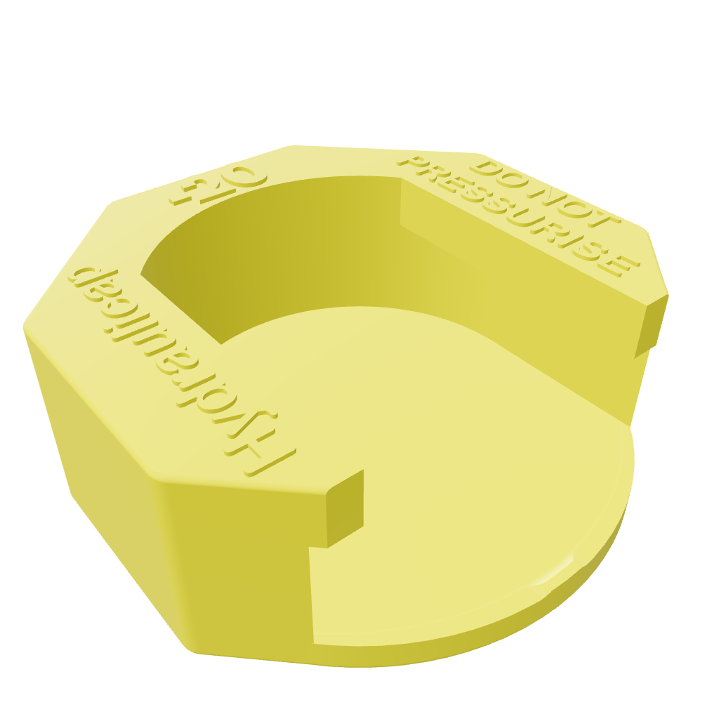 CAT Flange -20 Hydraulicap and Slug
